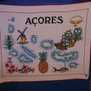Acores, portugal cloth banner